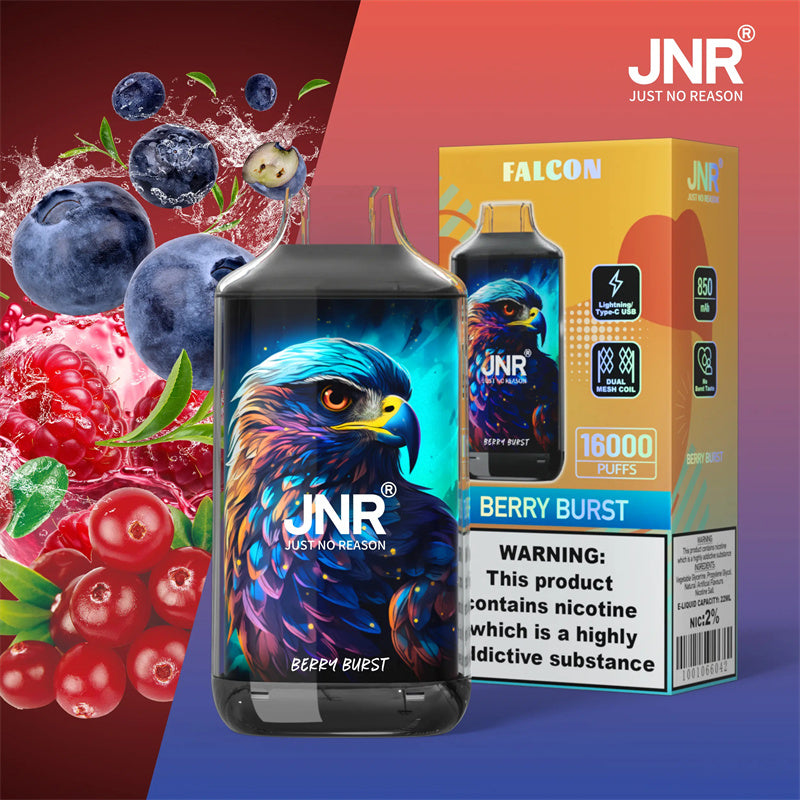 Berry Burst – JNR Falcon Puff 16k Taff Cigarette électronique