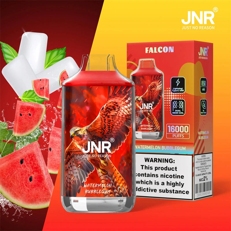 JNR Falcon 16000 Puffs Watermelon Bubblegum