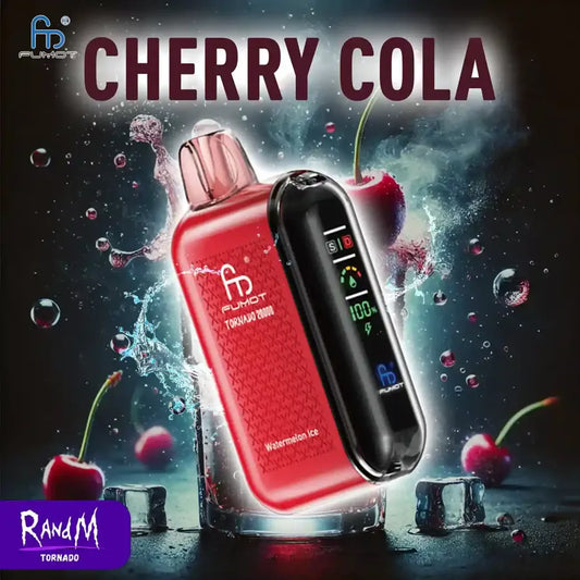 Cherry Cola  RandM Tornado Puff 20000 Taff