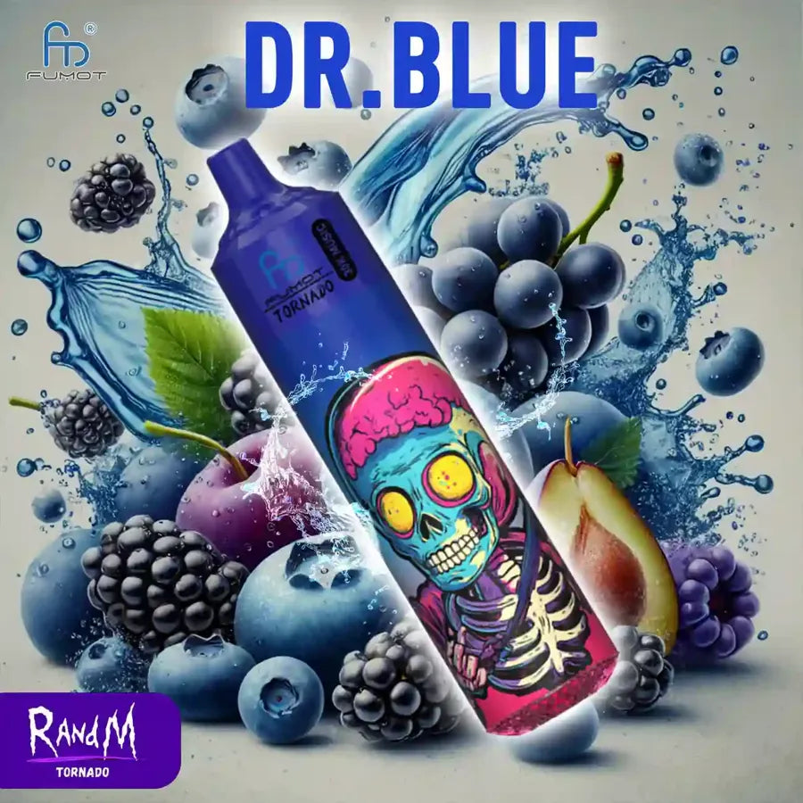 Cigarette électronique jetable RandM Tornado 30000 Taff Dr Blue