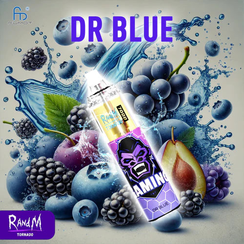 RandM Puff 7000 Vape Jetable Taff DR Blue Saveurs