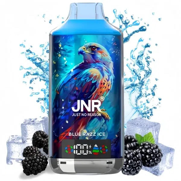 JNR Falcon-X 18000 Puffs 18k Blue Razz Ice 24Vapotage JNR Falcon-X 18000 Puffs 18k Blue Razz Ice 24Vapotage