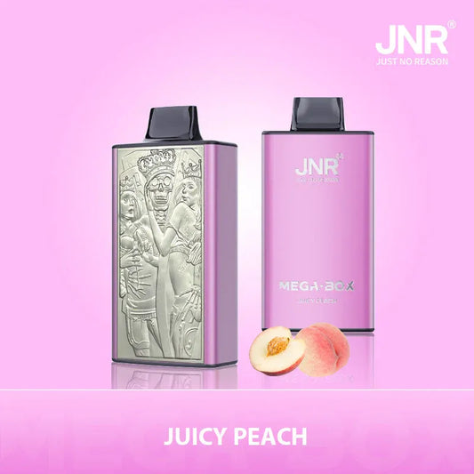 JNR Mega Box 25K Taff Juicy Peach 2 % Nicotine