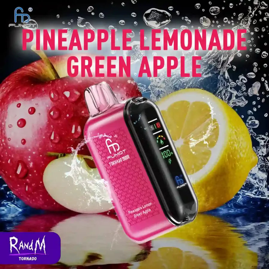 RandM Tornado 20000 Pineapple Lemonade Green Apple
