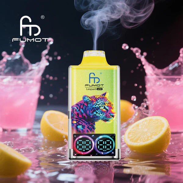 Fumot Leopard 40000 Taff Pink Lemonade