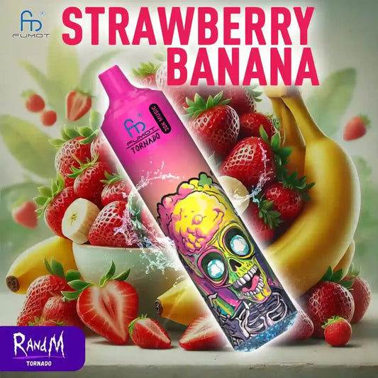 RandM Tornado 30000 Puffs Strawberry Banana