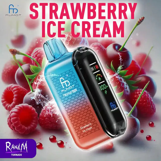 RandM Tornado 20000 Vape Strawberry Ice Cream