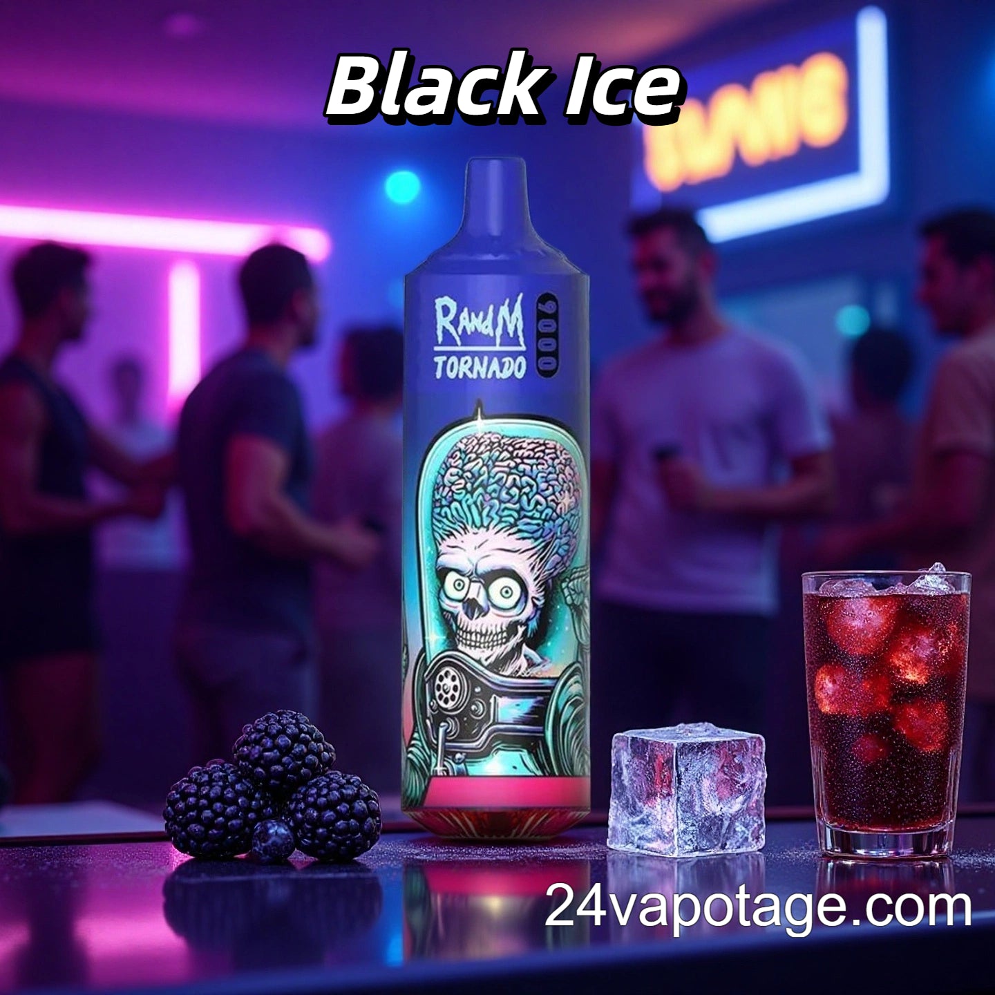 Randm Tornado Puff 9000 Black Ice