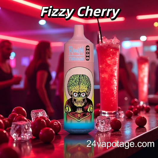 Puff Tornado 9000 Taff Fizzy Cherry