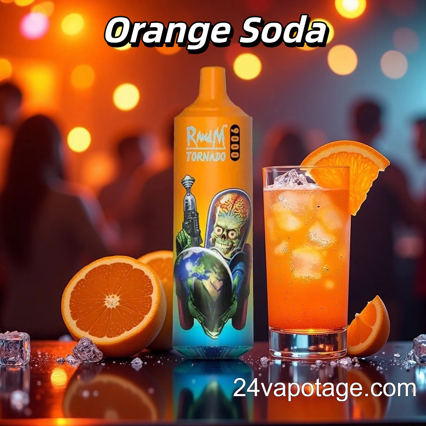 RandM Tornado 9000 Taff Orange Soda