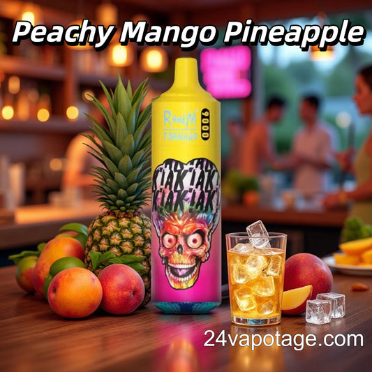 Peachy Mango Pineapple Puff RandM Tornado 9000