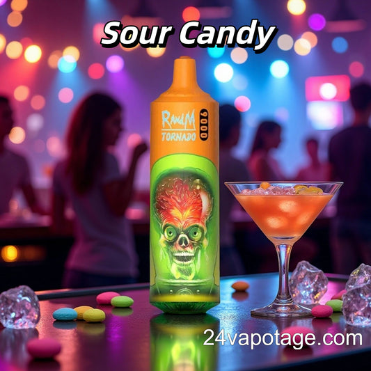 RandM Tornado 9000 Vape Sour Candy