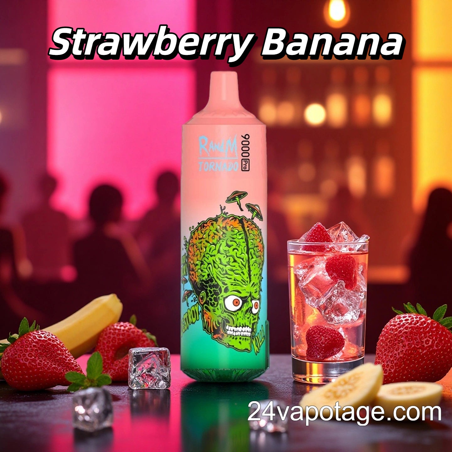 Strawberry Banana RandM Tornado 9000