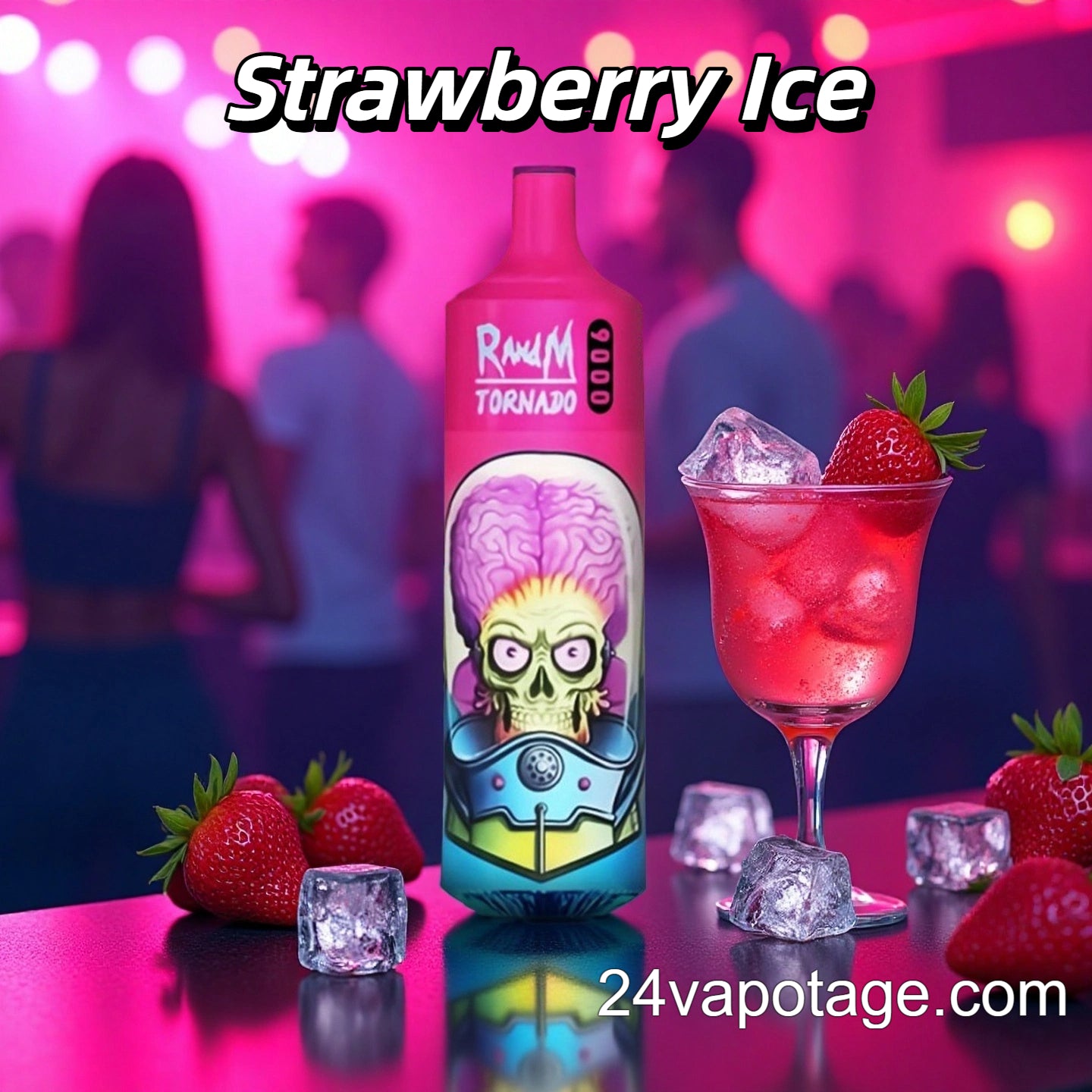 Strawberry Ice RandM Tornado 9000