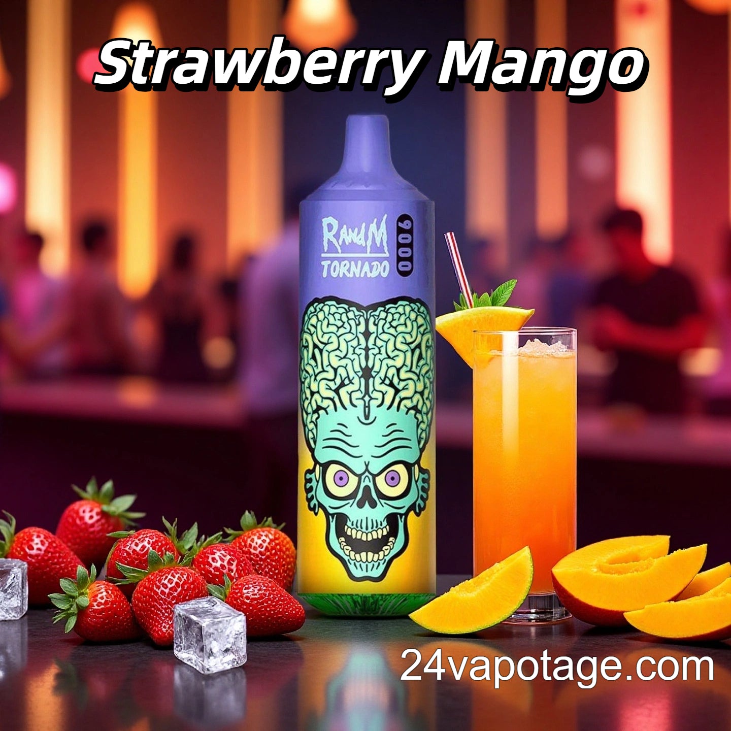 Strawberry Mango RandM Tornado 9000