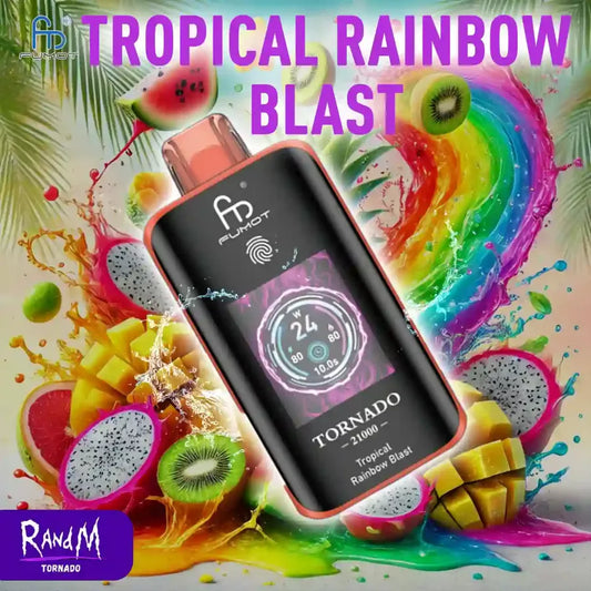 Puff RandM 25K Taff Tropical Rainbow Blast