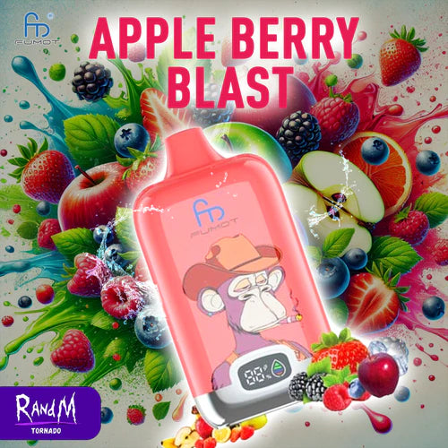 RandM Vape Digital Box 12000 Taff – Apple Berry Blast