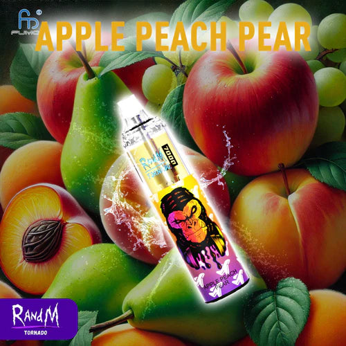 Puff RandM Tornado 7000 Taff Apple Peach Pear