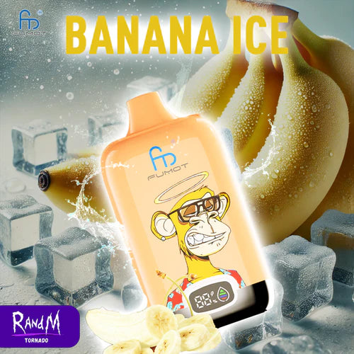 RandM Vape Digital Box 12000 Puffs Banana Ice