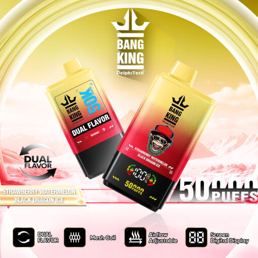 Bang King Puff 50K Strawberry Watermelon & Black Dragon Ice