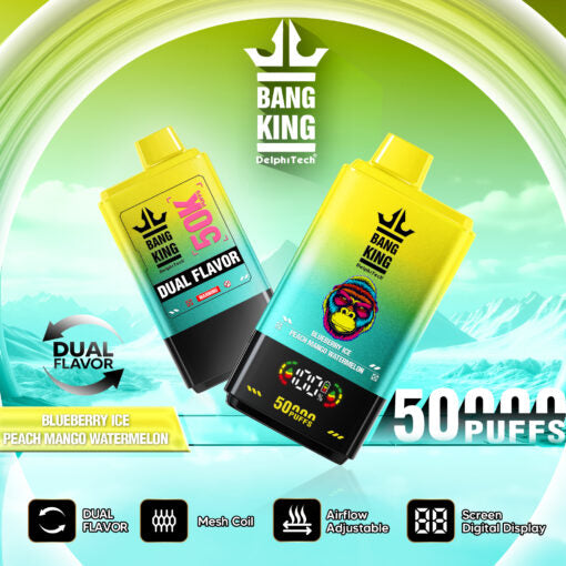 Bang King 50K Taff Blueberry Ice & Peach Mango Watermelon