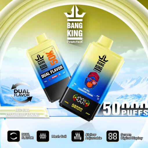 Bang King 50K Puffs Red Bull & Strawberry Banana