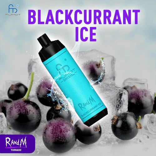 RandM Vape Shisha 10000 Taff Blackcurrant Ice
