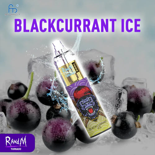 Puff RandM Tornado 7000 Taff Blackcurrant Ice