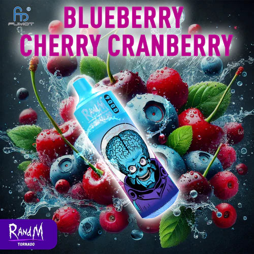 Randm Tornado 9000 Vape Blueberry Cherry Cranberry