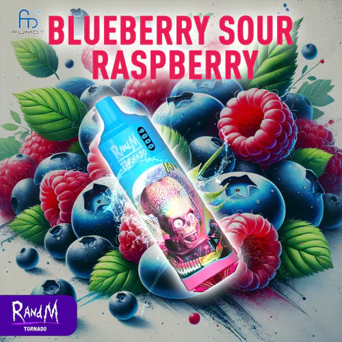 RandM Tornado 9000 Puffs Blueberry Sour Raspberry