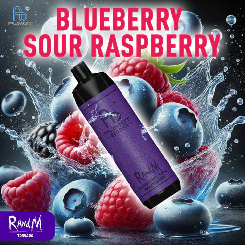 Randm Shisha 10000 Taff Blueberry Sour Raspberry