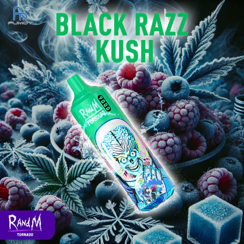 Randm Tornado 9000 Taff Blue Razz Kush