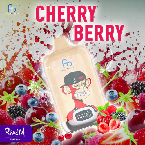 RandM Vape Digital Box 12000 Cherry Berry