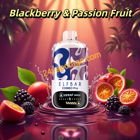 Blackberry & Passion Fruit ElfBar Combo Pro 30000