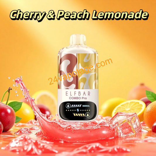 Cherry & Peach Lemonade Elf Bar 30K Combo Pro