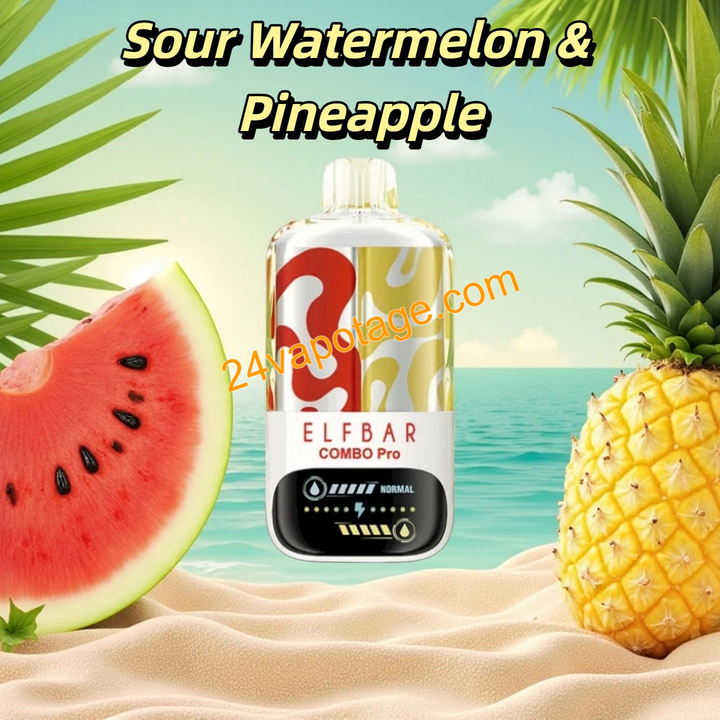 Sour Watermelon & Pineapple Elf Bar 30K Combo Pro Vape