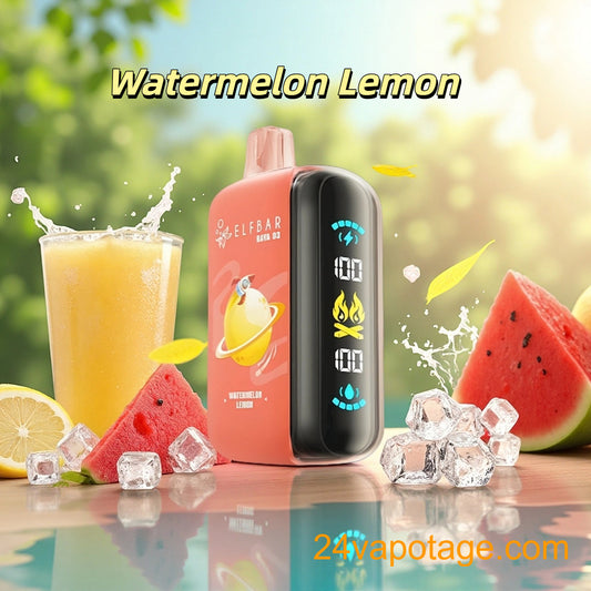 Watermelon Lemon Elf Bar Raya D3 25000