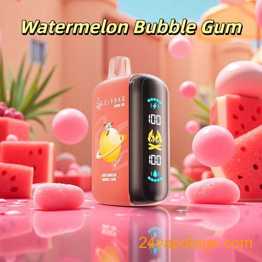 Watermelon Bubble Gum Elf Bar Raya D3 25000