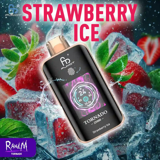 RandM Tornado Vape 20000 Puffs - Strawberry Ice