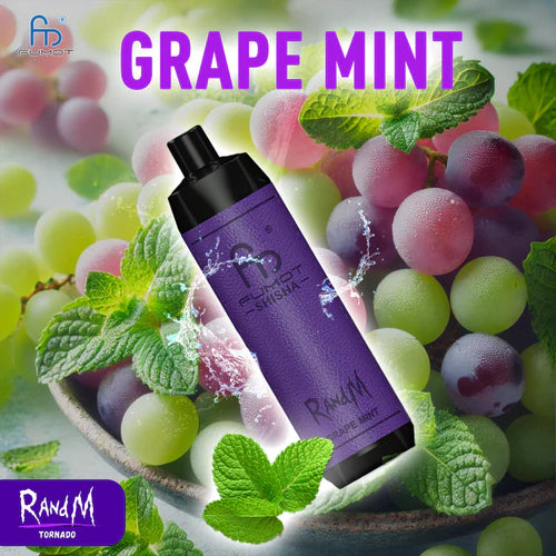 RandM 10000 Taff Grape Mint Cigarette électronique jetable