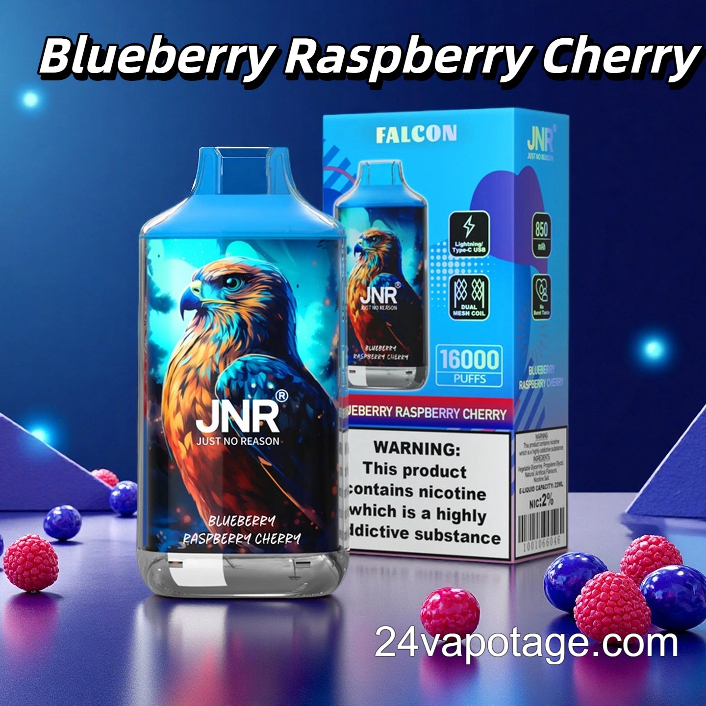 Blueberry Raspberry Cherry JNR 16k
