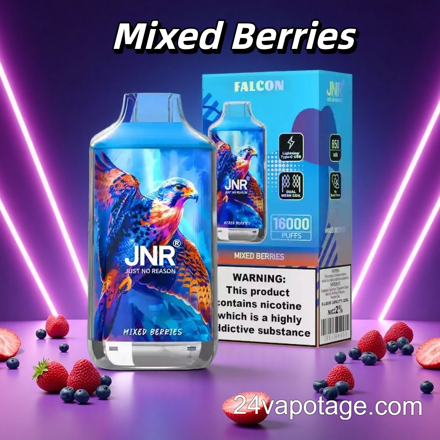 Puff JNR 16K Mixed Berries