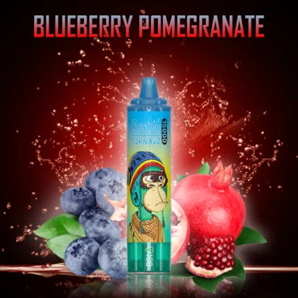 RandM Vape Puff 15000 Taffs Blueberry Pomegranate