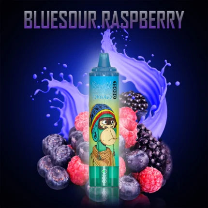 Puff RandM Tornado 15000 Vape Blue Sour Raspberry