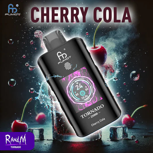 Cherry Cola Puff RandM Tornado 25000 Taff
