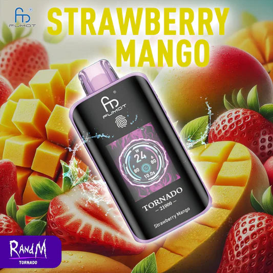 Strawberry Mango Puff RandM Tornado 25000