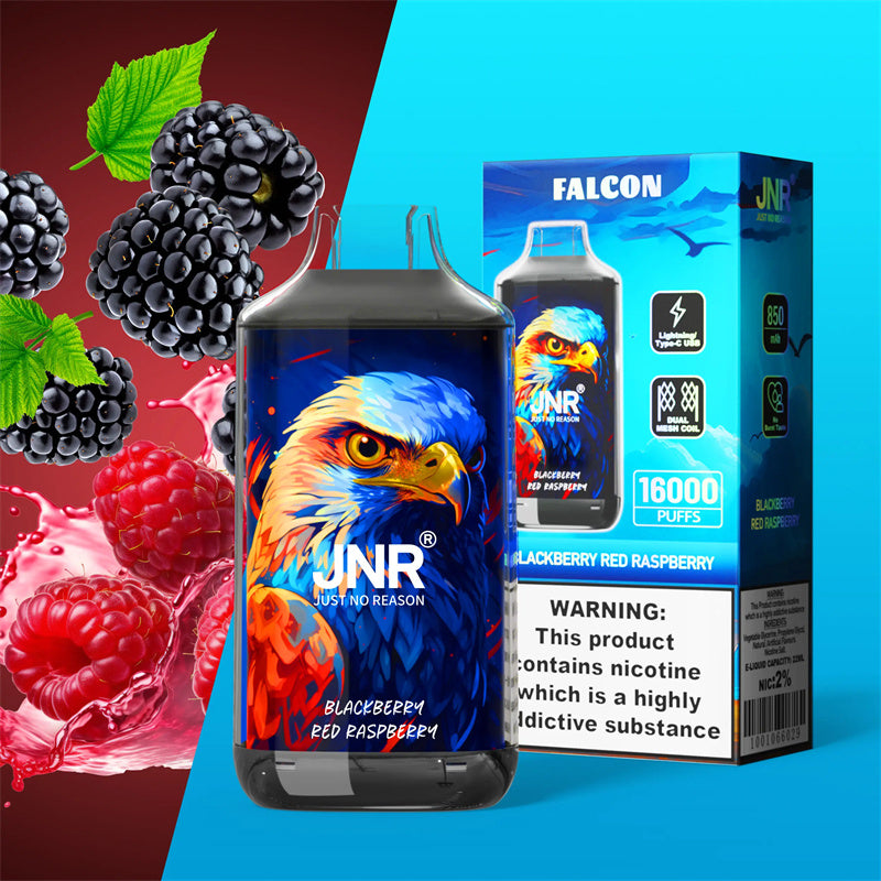 JNR Falcon16k Puffs Vape Blackberry Red Raspberry