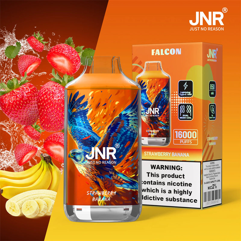 JNR Falcon 16000 saveur Strawberry Banana