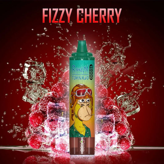 RandM Tornado 15000 Taffs Fizzy Cherry