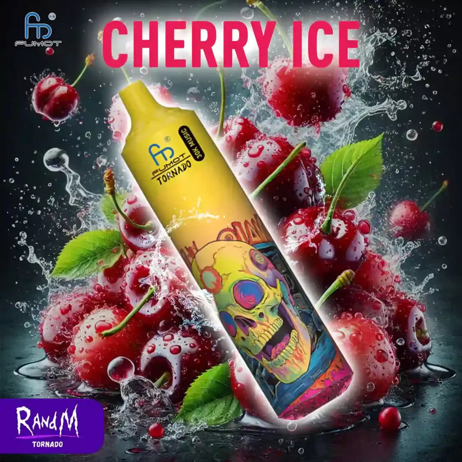 Vape jetable Fumot RandM Tornado 30000 Taff Cherry Ice